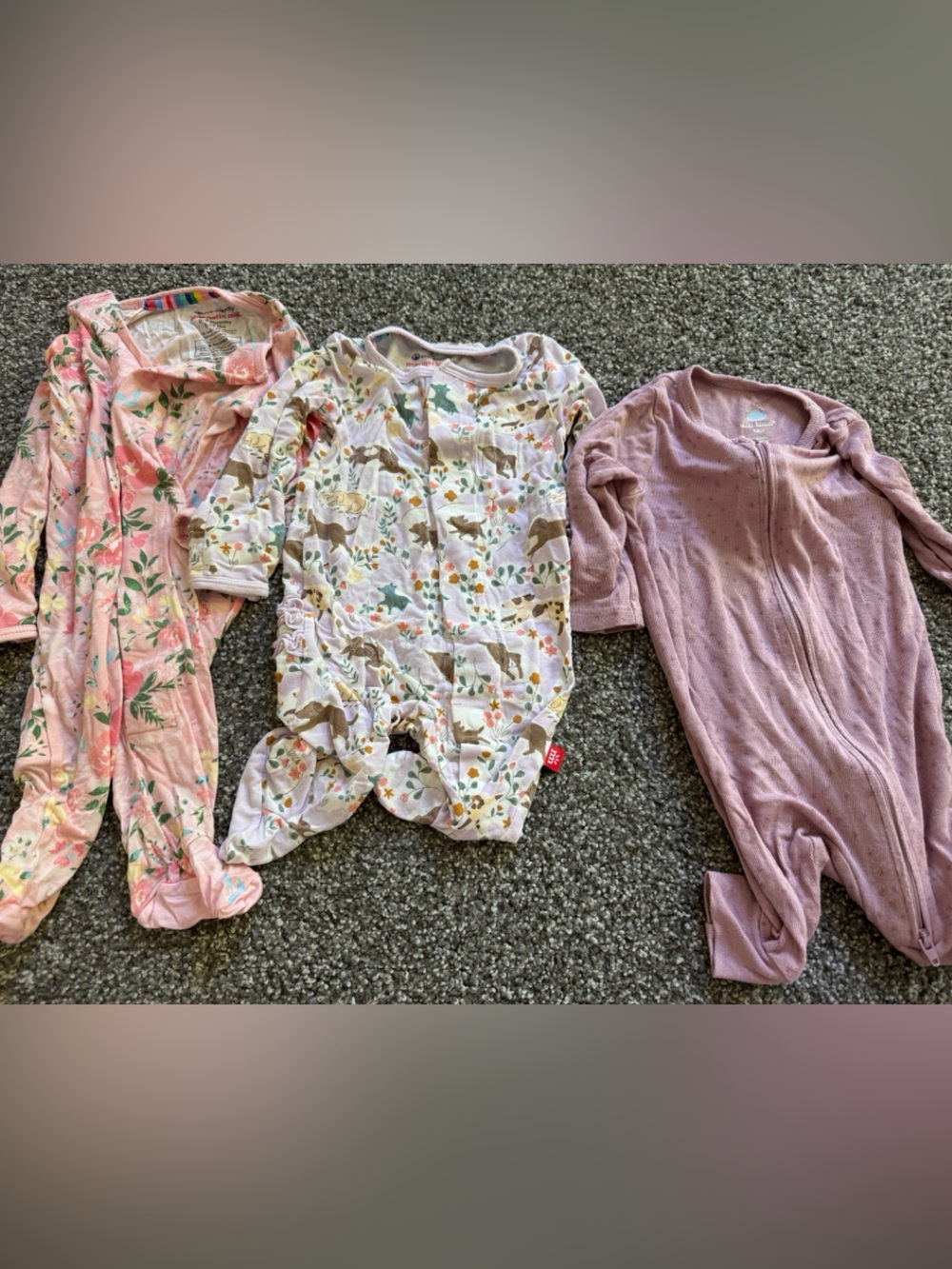 Magnetic Me & Cloud Island Baby Girls’ footies